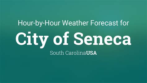 Weather seneca sc hourly - Seneca Weather Forecasts. Weather Underground provides local & long-range weather forecasts, weatherreports, ... Seneca, SC Hourly Weather Forecast star_ratehome. 51 ...